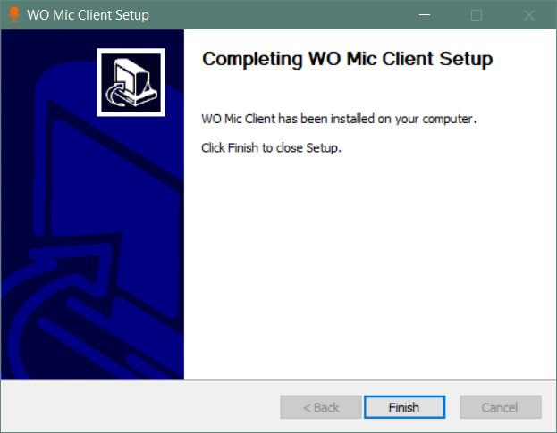 WO Mic client...