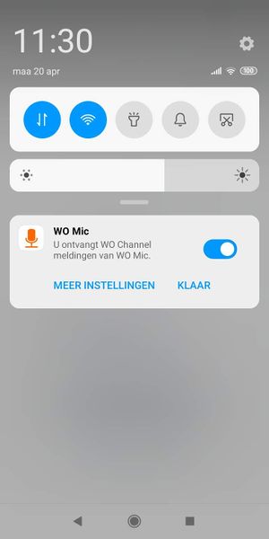 WO Mic app...